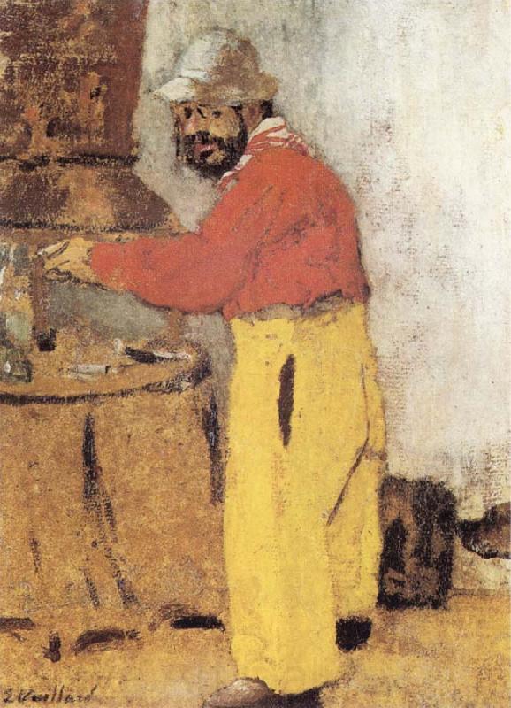 Edouard Vuillard Portrait of Toulouse Lautrec Norge oil painting art